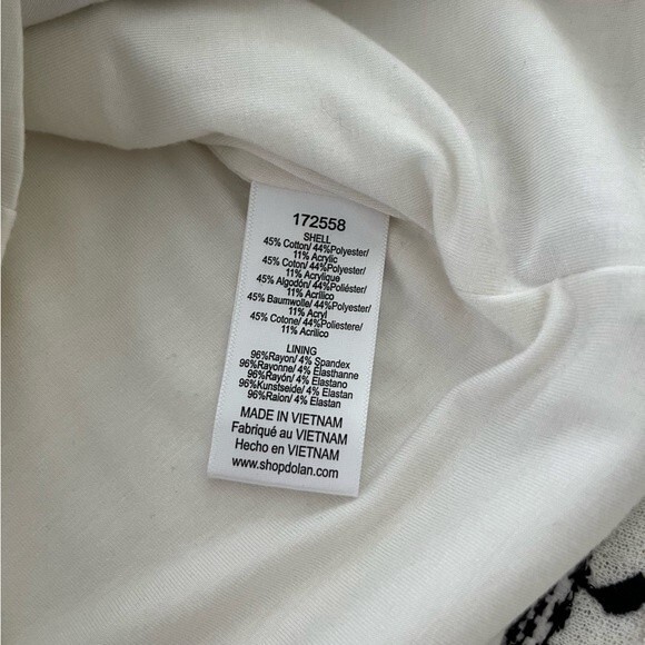 Anthropologie Dolan Left Coast Black and White Textured Mini Skirt, Size XS - Picture 12 of 12